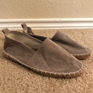 Tan cotton espadrilles
